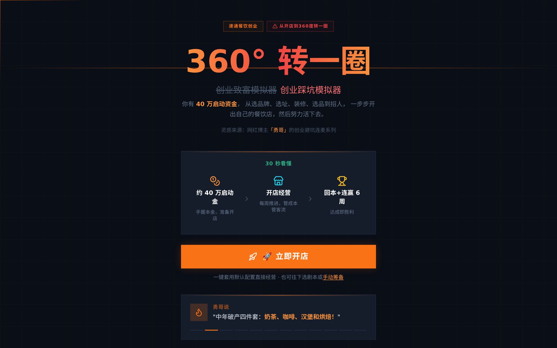 360 创业模拟器 预览 1